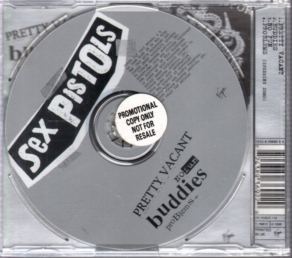 Sex Pistols - Pretty Vacant - Cd