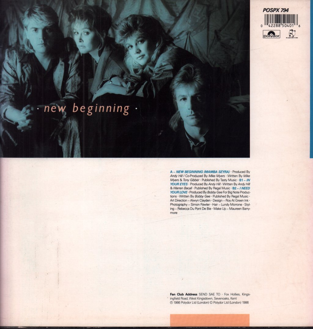Bucks Fizz - New Beginning - 12 Inch