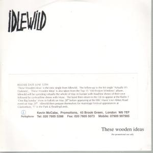 Idlewild - These Wooden Ideas - Cd