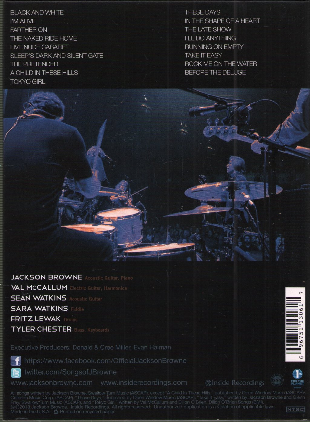 Jackson Browne - I'll Do Anything - Dvd