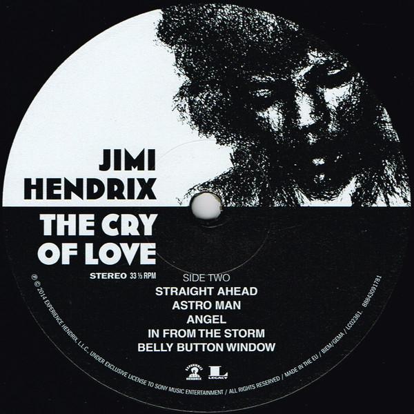 Jimi Hendrix - Cry Of Love - Lp