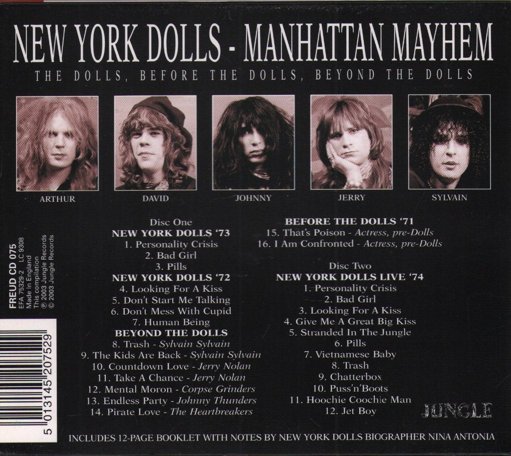New York Dolls - Manhattan Mayhem - Double Cd