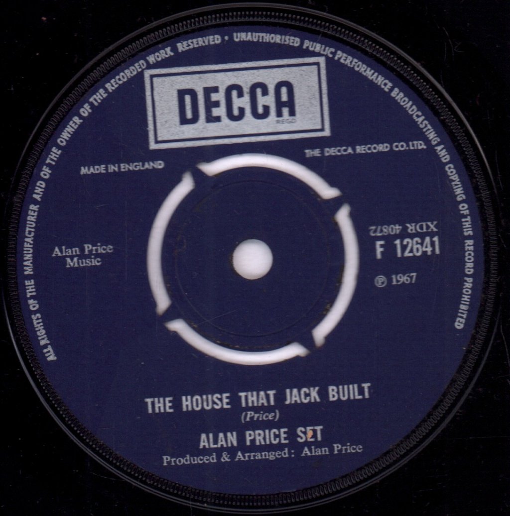 Alan Price Set - House That Jack Built - 7 Inch
