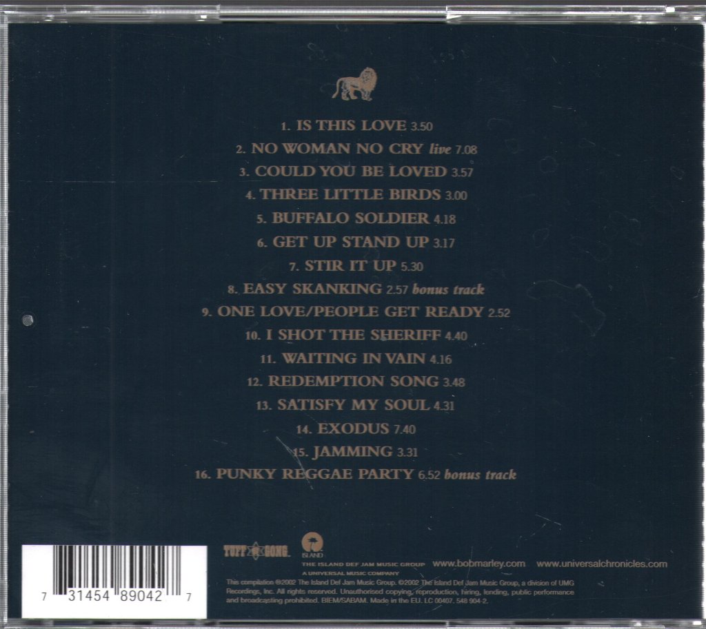 Bob Marley & The Wailers - Legend (The Best Of Bob Marley & The Wailers) - Cd