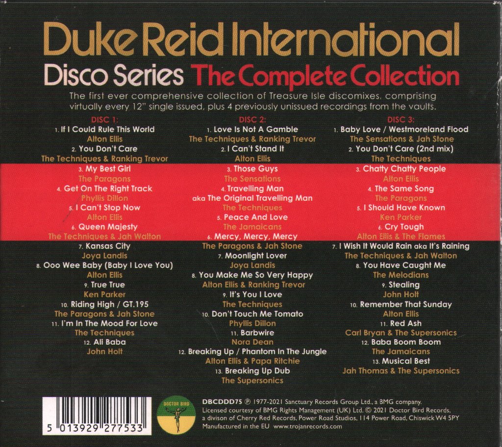 Various Artists - Duke Reid International Disco Series (The Complete Collection) - Cd Set