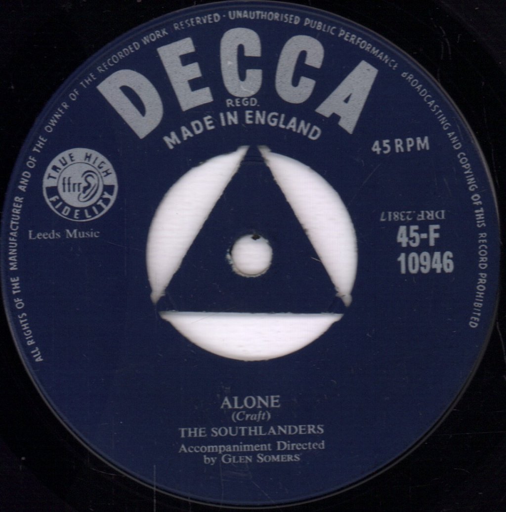 Southlanders - Alone - 7 Inch