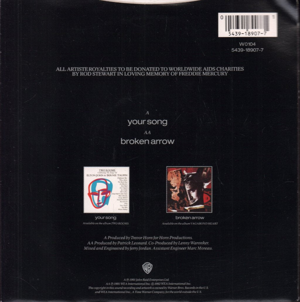 Rod Stewart - Your Song - 7 Inch