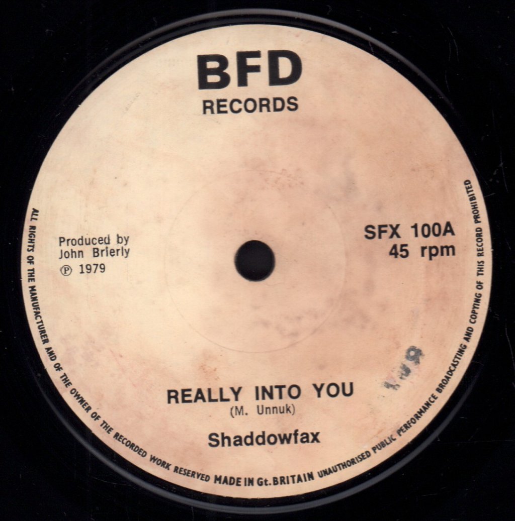 Shaddowfax - Really Into You - 7 Inch