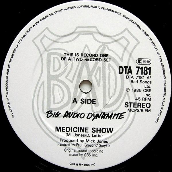 Big Audio Dynamite - Medicine Show - Double 12 Inch