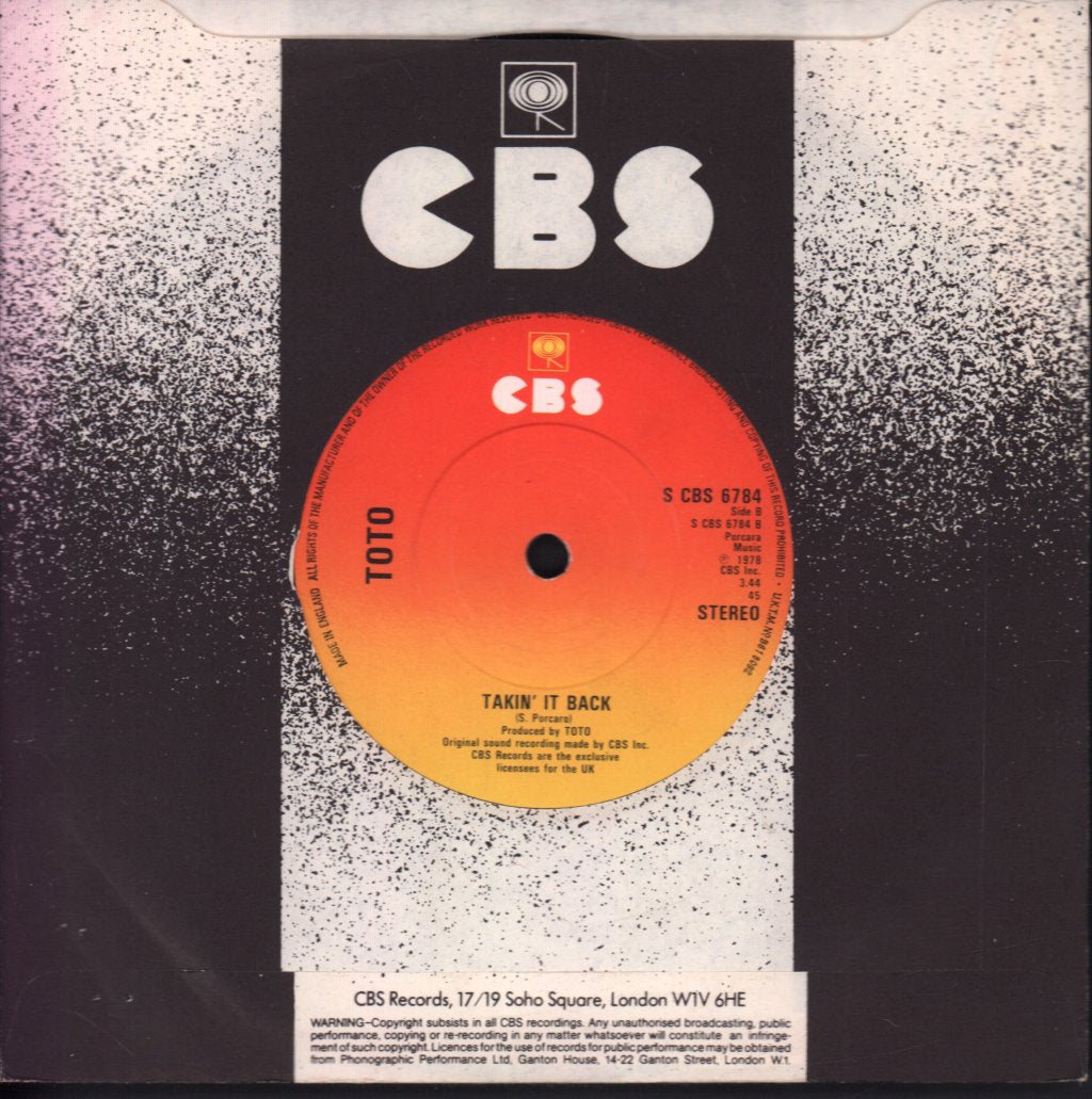 Toto - Hold The Line - 7 Inch