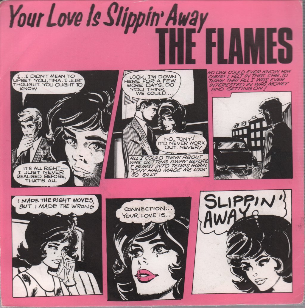 Flames (New Wave) - Your Love Is Slippin' Away - 7 Inch