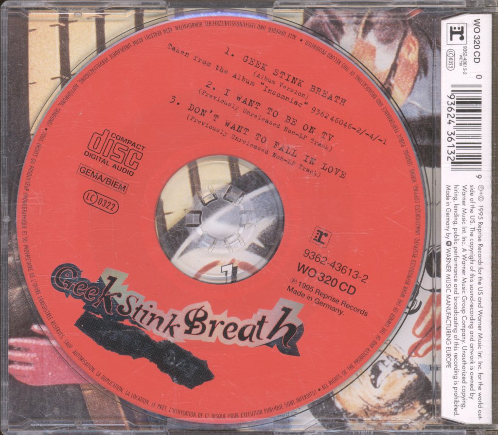 Green Day - Geek Stink Breath - Cd