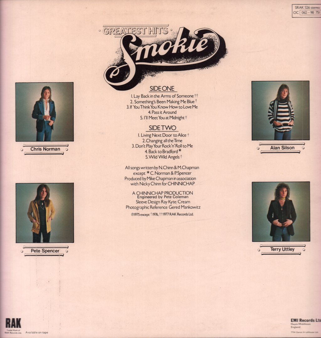 Smokie - Greatest Hits - Lp