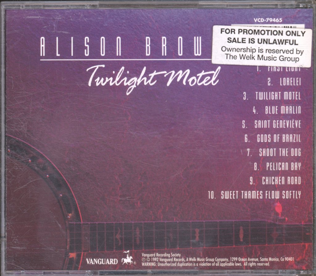 Alison Brown - Twilight Motel - Cd