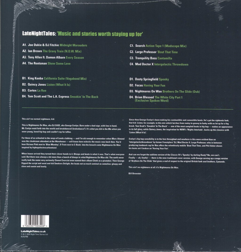 Various Artists - Late Night Tales: Nightmares On Wax - Double Lp