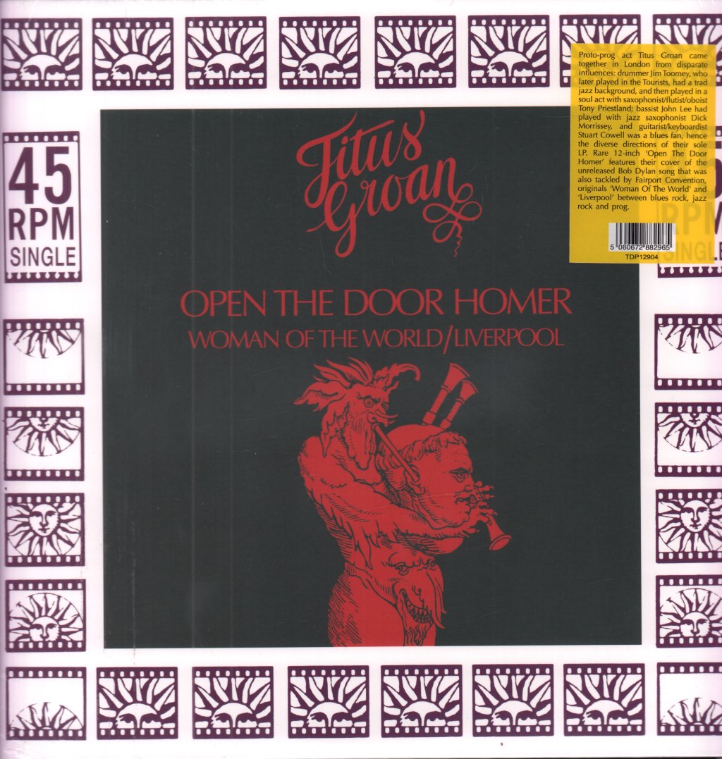 Titus Groan - Open The Door Homer - 12 Inch