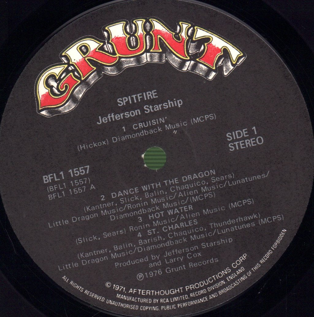 Jefferson Starship - Spitfire - Lp