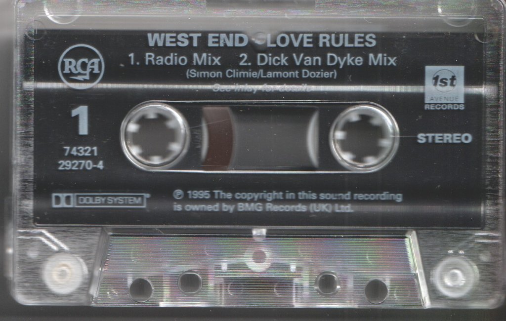 West End - Love Rules - Cassette