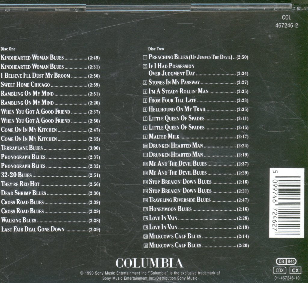 Robert Johnson (Blues) - Complete Recordings - Double Cd