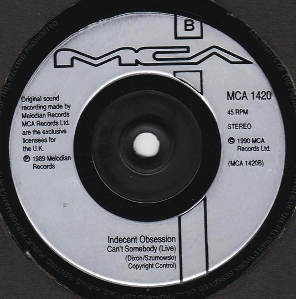 Indecent Obsession - Say Goodbye - 7 Inch
