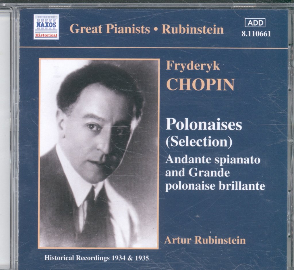 Arthur Rubinstein - Chopin - Polonaises (Selection) - Cd