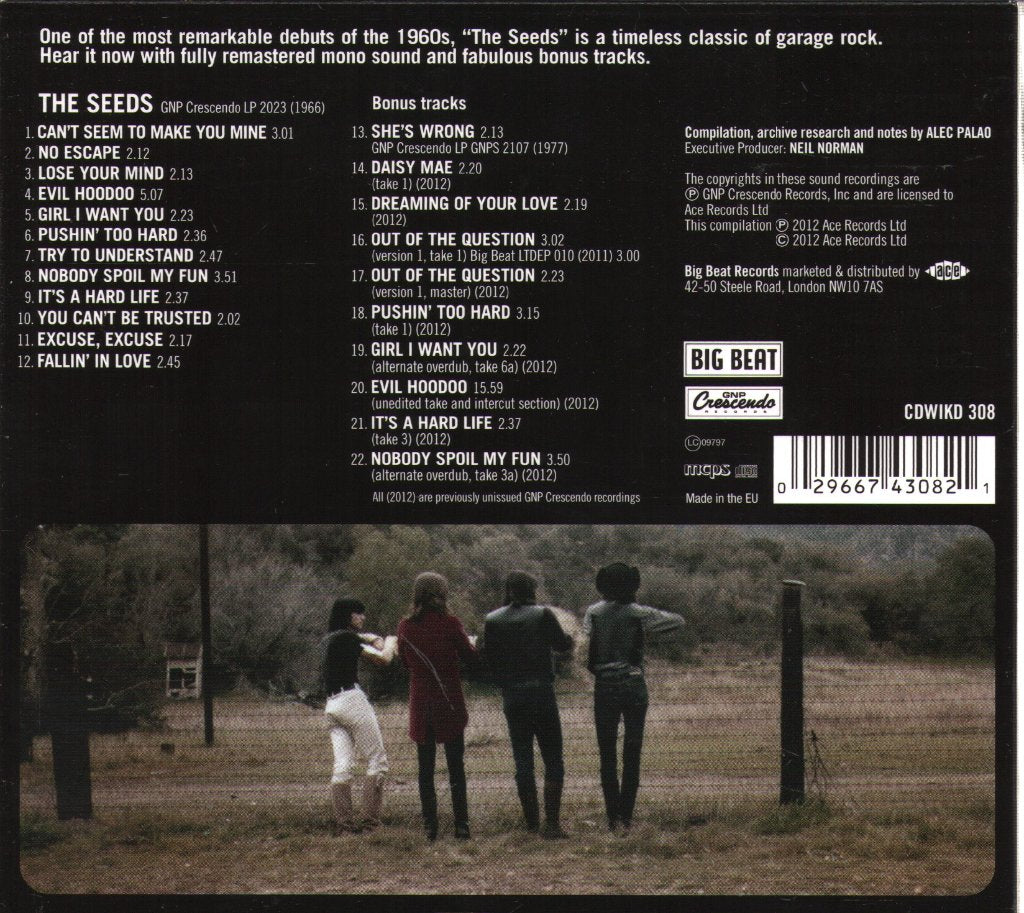 Seeds - Seeds - Cd