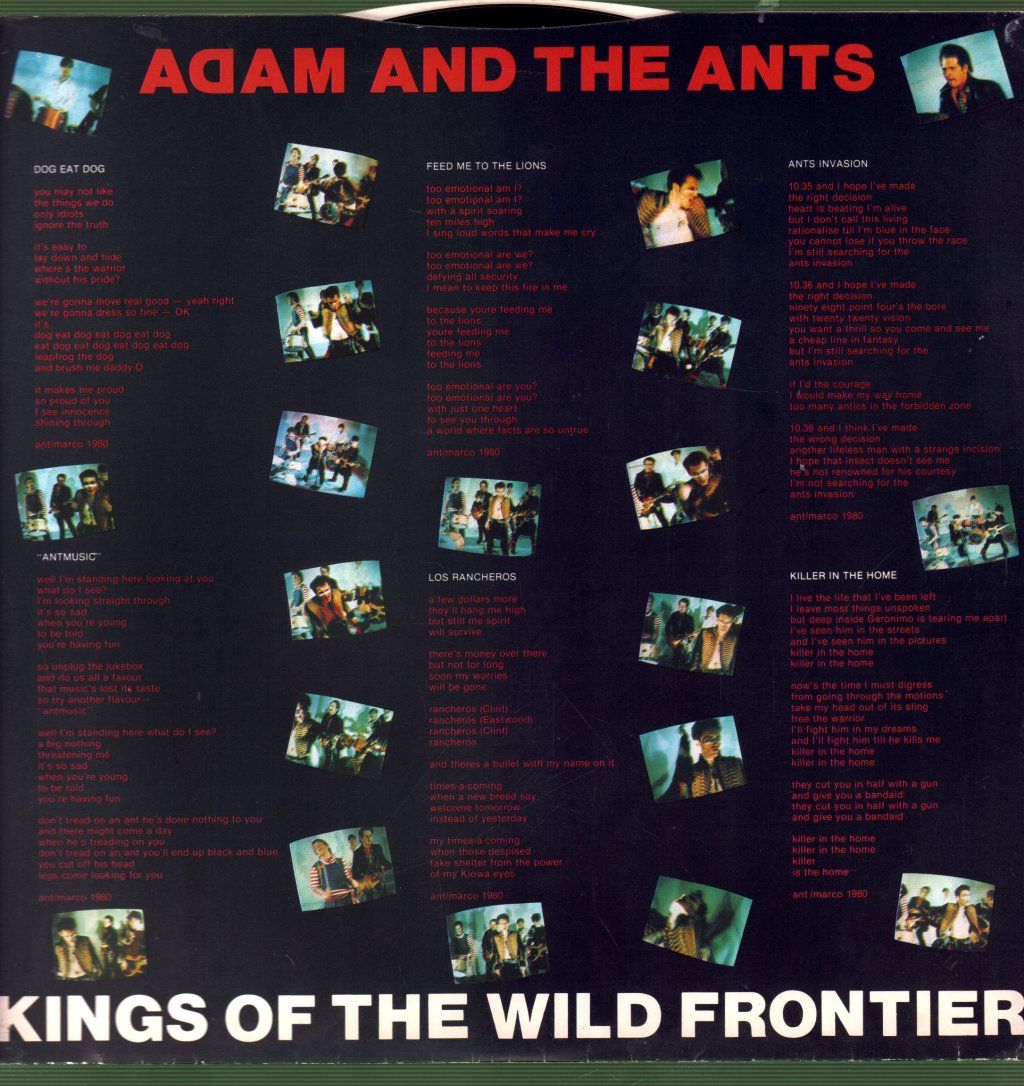 Adam And The Ants - Kings Of The Wild Frontier - Lp