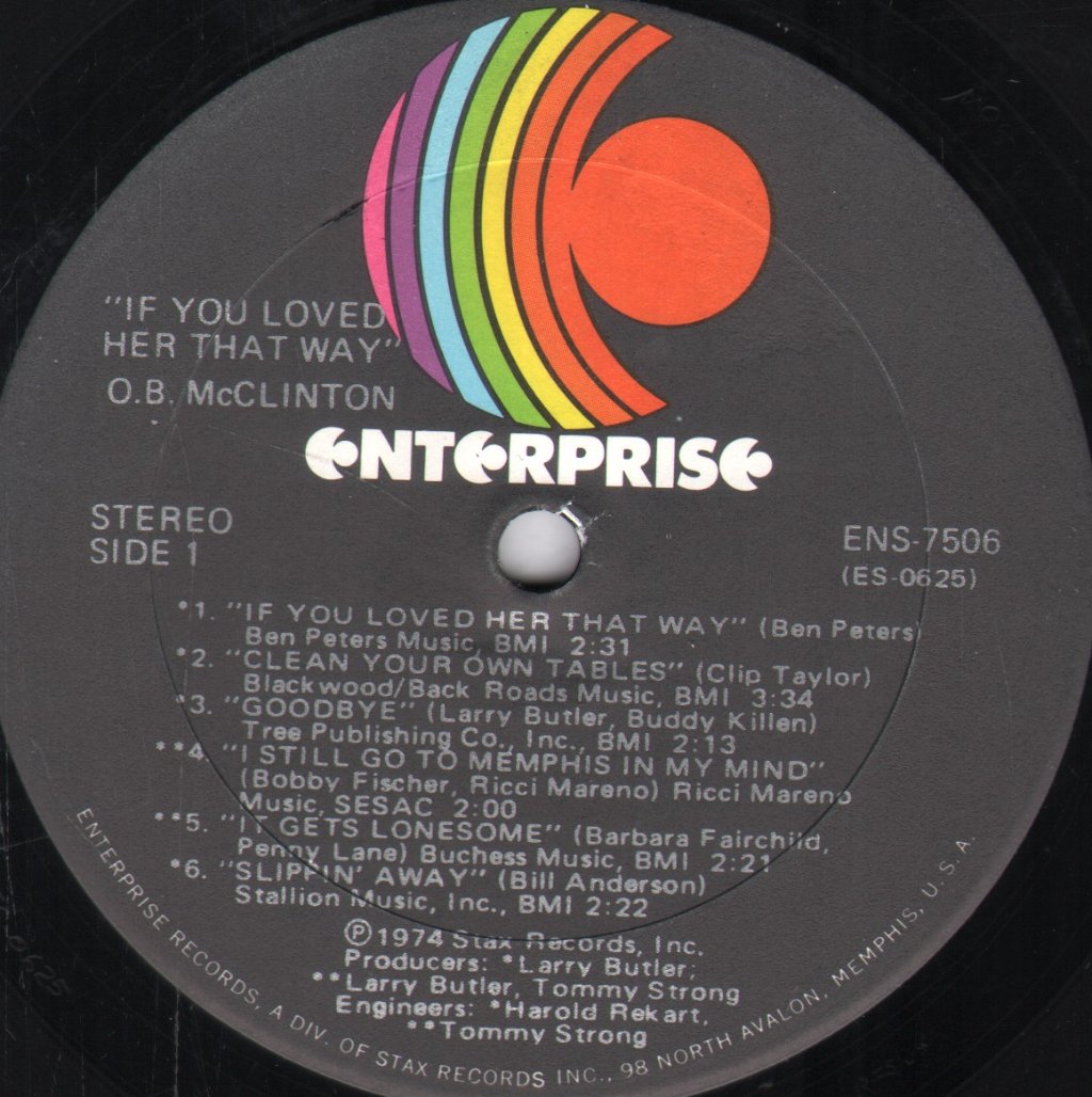O.B. McClinton - If You Loved Her That Way - Lp