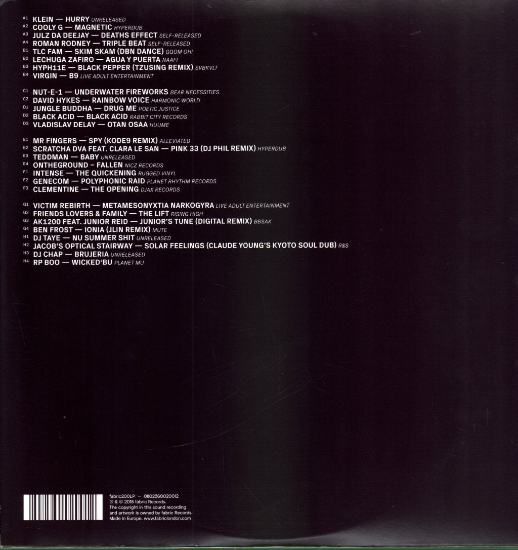 Kode9 And Burial - Fabriclive 100 - Lp Set