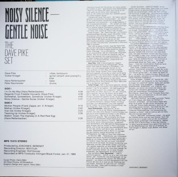Dave Pike Set - Noisy Silence — Gentle Noise - Lp