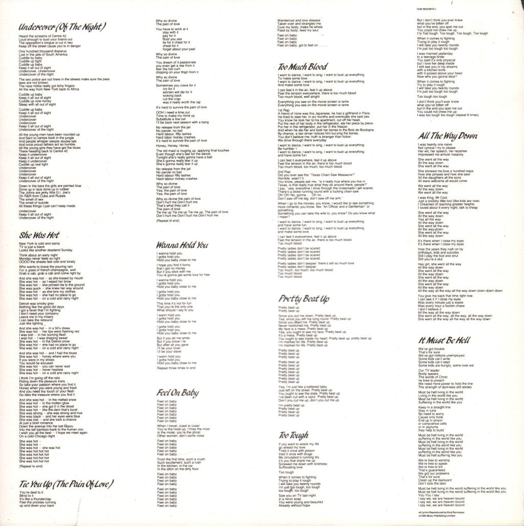 Rolling Stones - Undercover - Lp