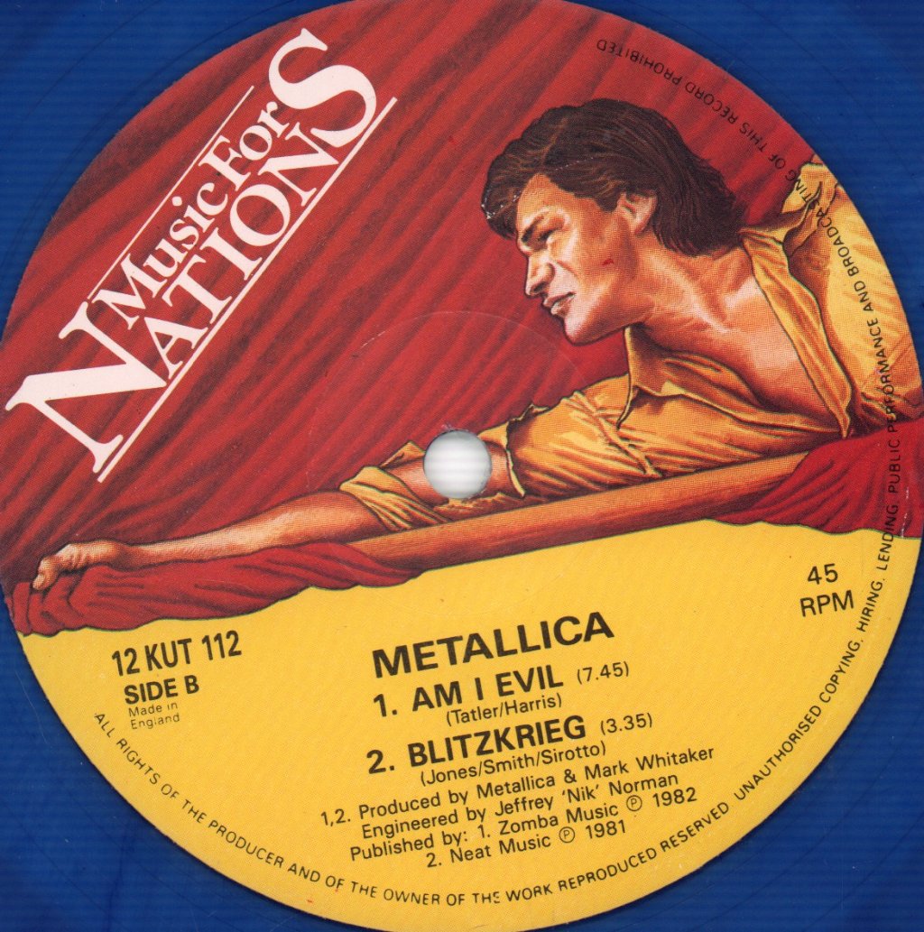Metallica - Creeping Death - 12 Inch
