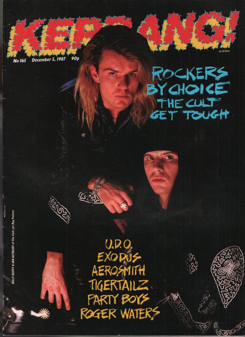 Cult - Kerrang No.165 - Magazine