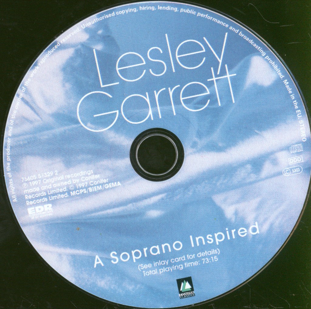 Lesley Garrett - A Soprano Inspired - Cd