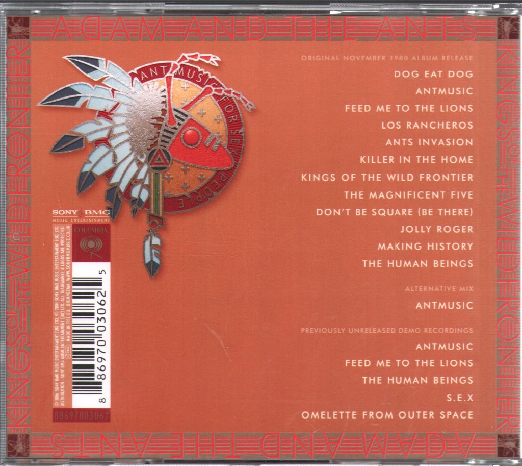 Adam And The Ants - Kings Of The Wild Frontier - Cd