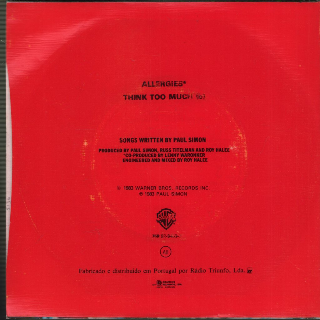 Paul Simon - Allergies - 7 Inch