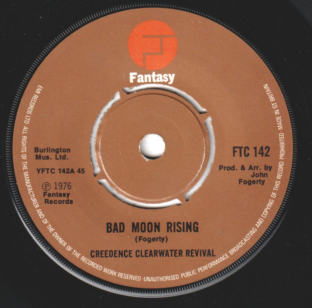 Creedence Clearwater Revival - Bad Moon Rising - 7 Inch