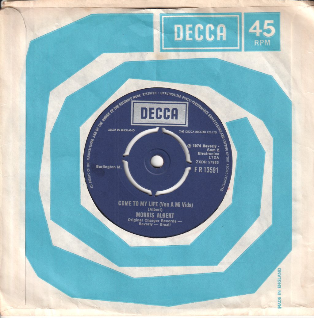 Morris Albert - Feelings - 7 Inch
