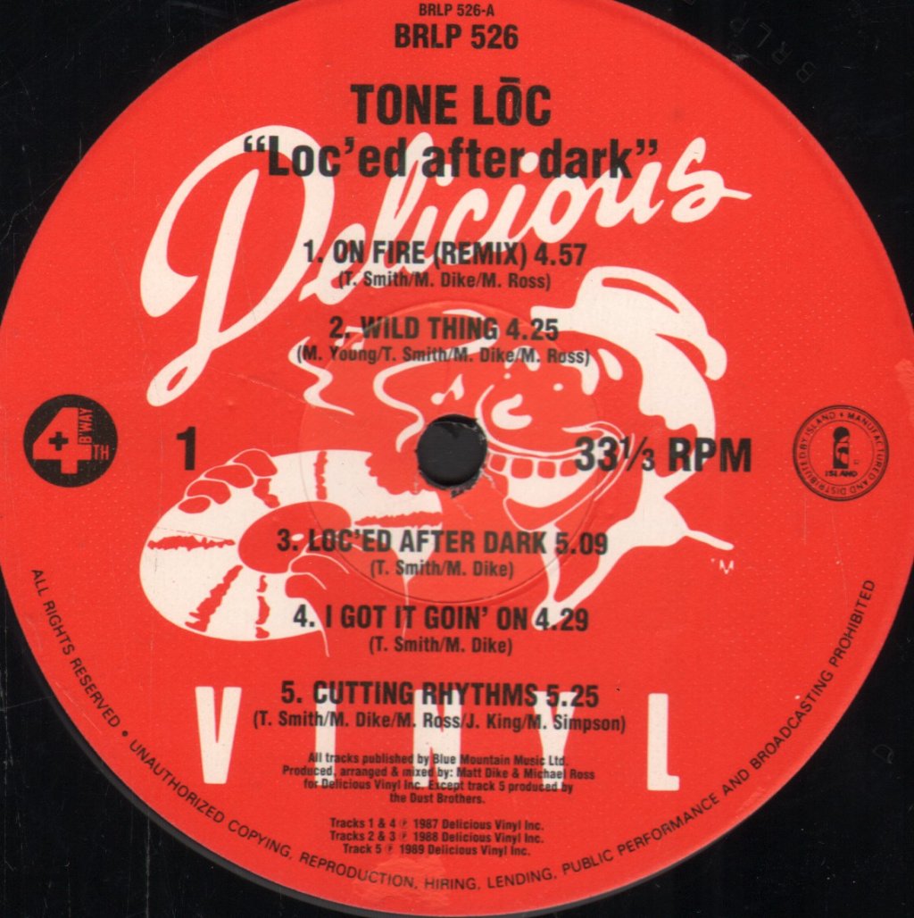 Tone Loc - Loc'ed After Dark - Lp