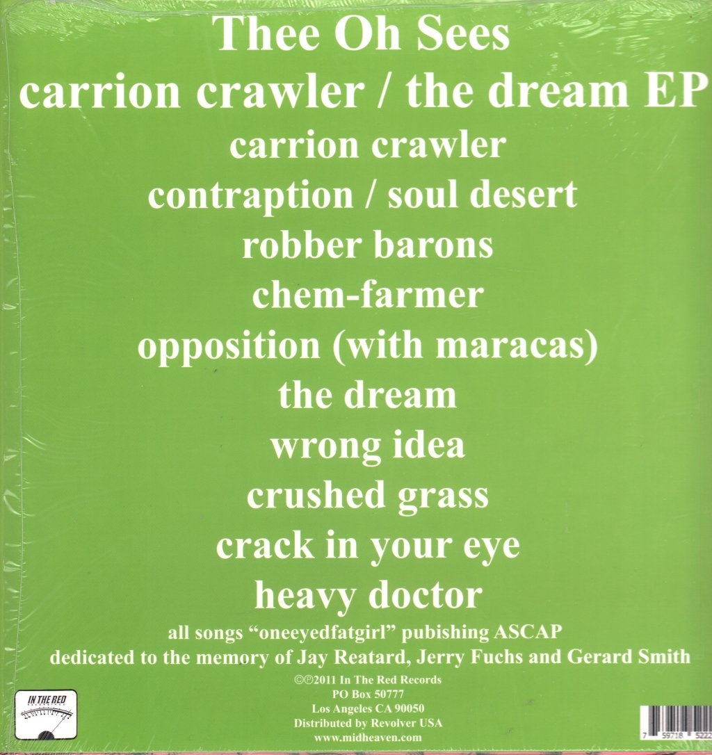 Thee Oh Sees - Carrion Crawler / The Dream EP - Lp