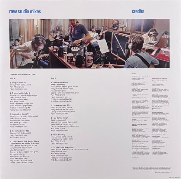 John Lennon - Imagine (Raw Studio Mixes) - Lp