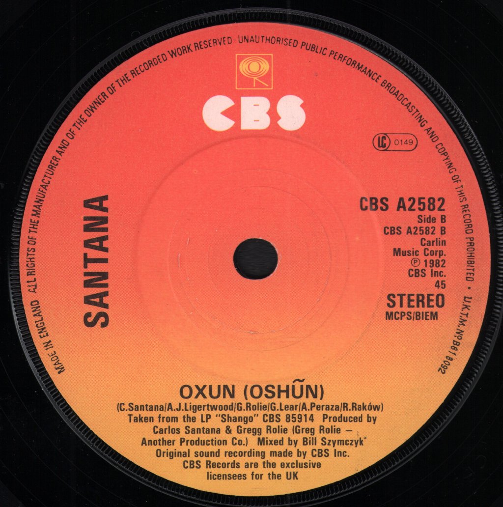 Santana - Hold On - 7 Inch