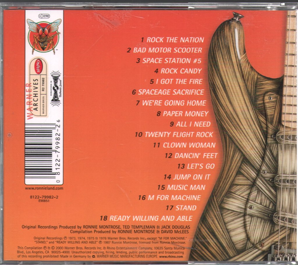 Montrose - Very Best Of Montrose - Cd