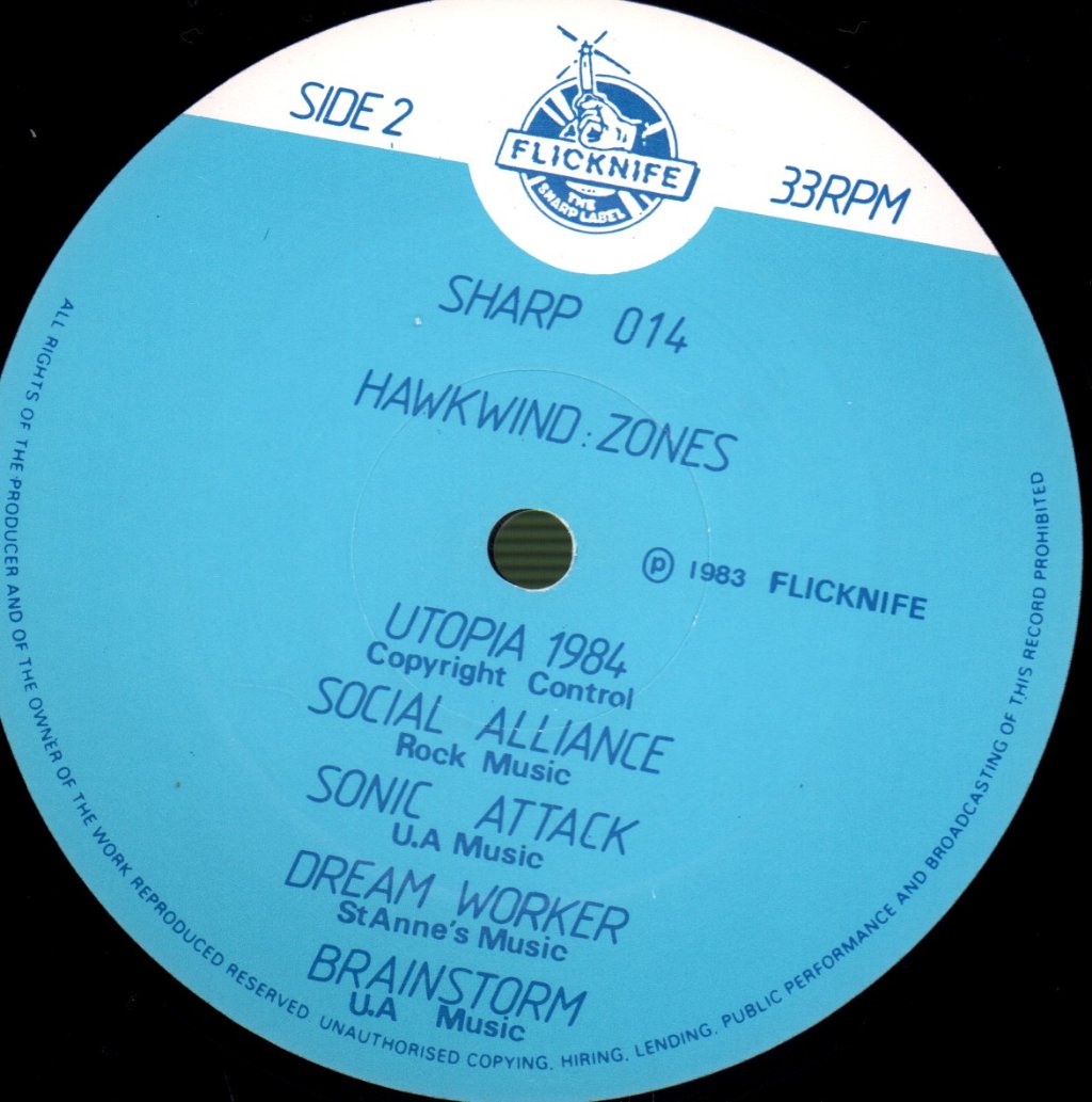Hawkwind - Zones - Lp