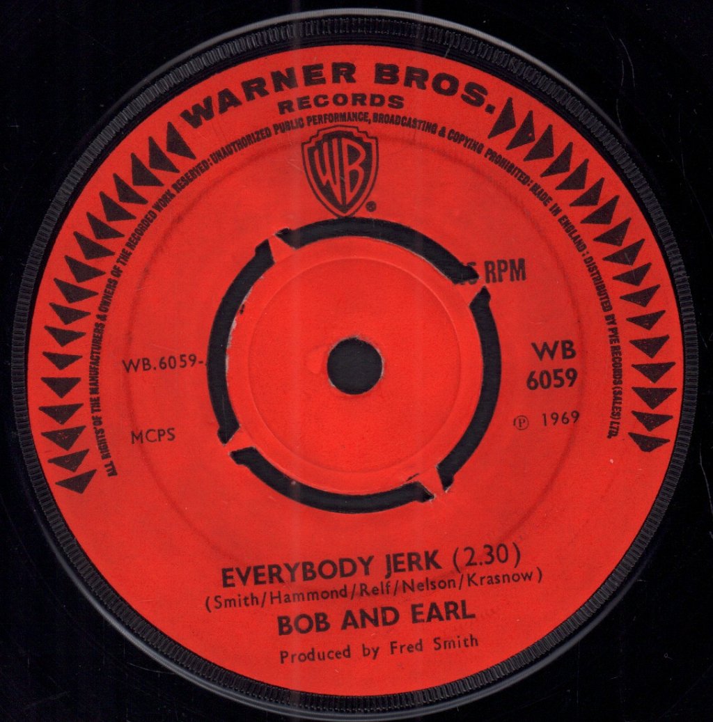 Bob And Earl - Everybody Jerk - 7 Inch