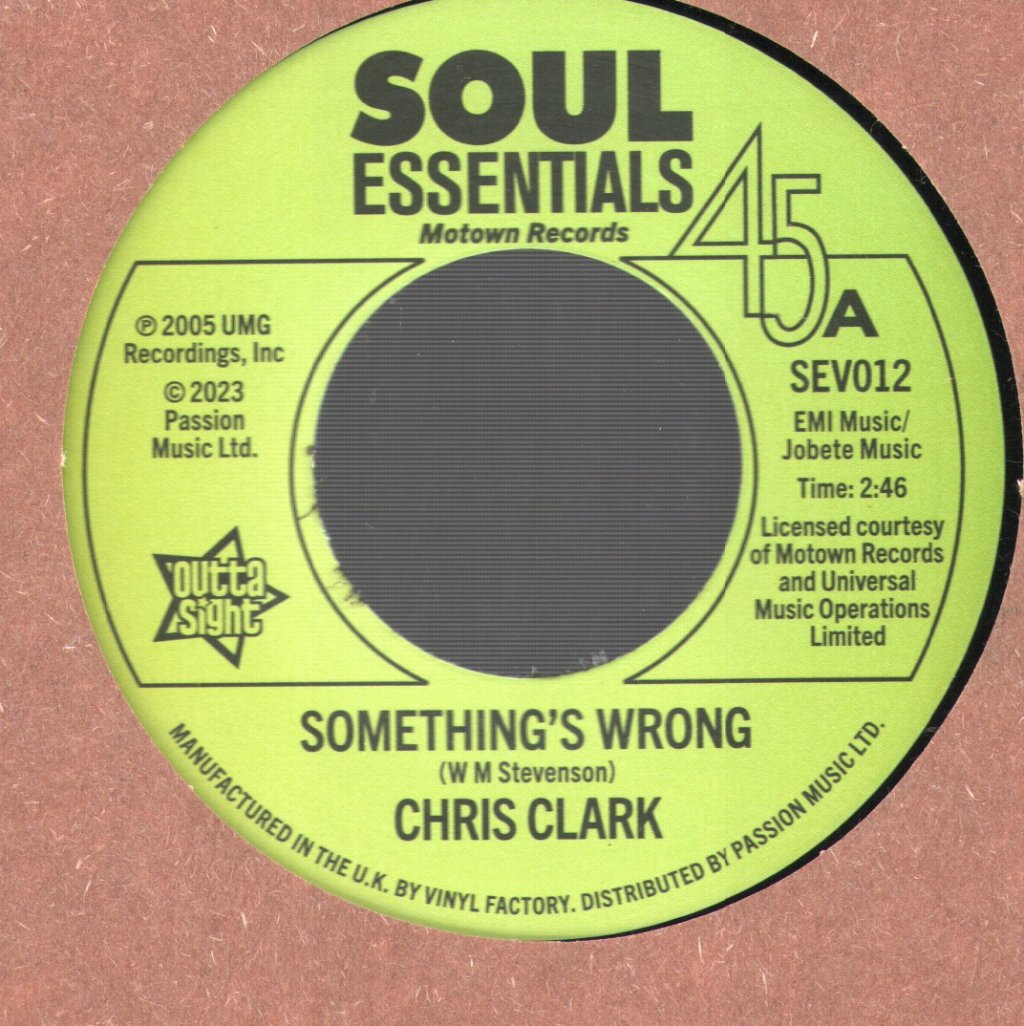 Chris Clark - Something's Wrong / Do I Love You (Indeed I Do) - 7 Inch