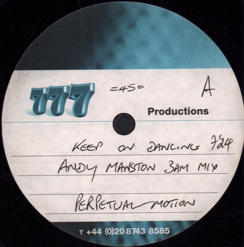 Perpetual Motion - Keep On Dancing - 12 Inch