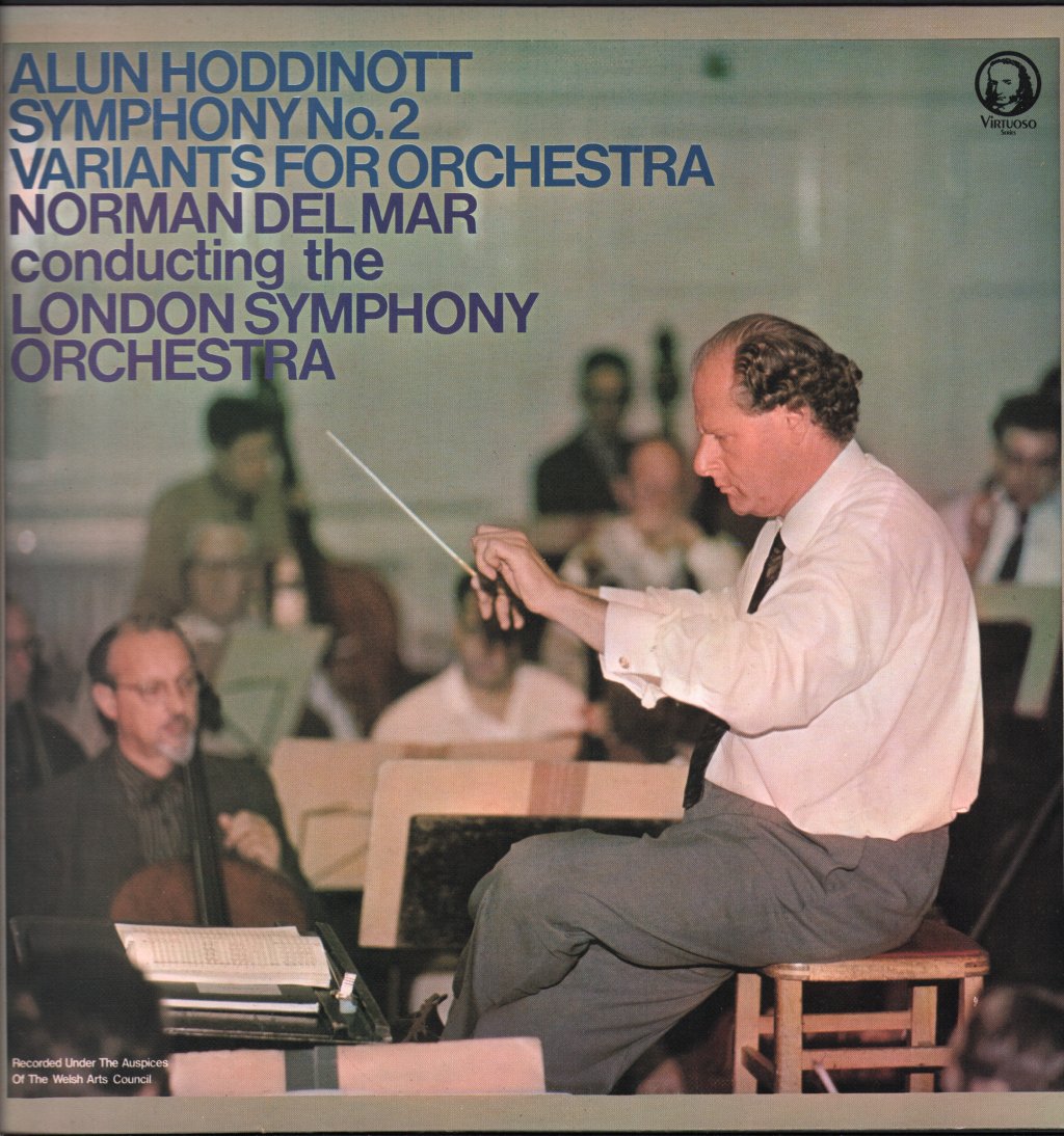 Norman Del Mar / London Symphony Orchestra - Alun Hoddinott - Symphony No. 2 / Variants For Orchestra - Lp