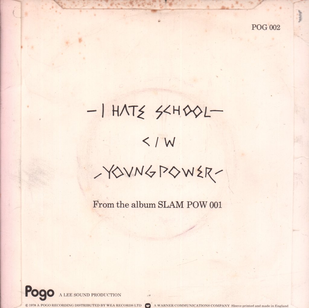 Suburban Studs - I Hate School - 7 Inch