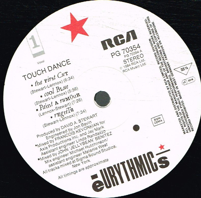 Eurythmics - Touch Dance - Lp